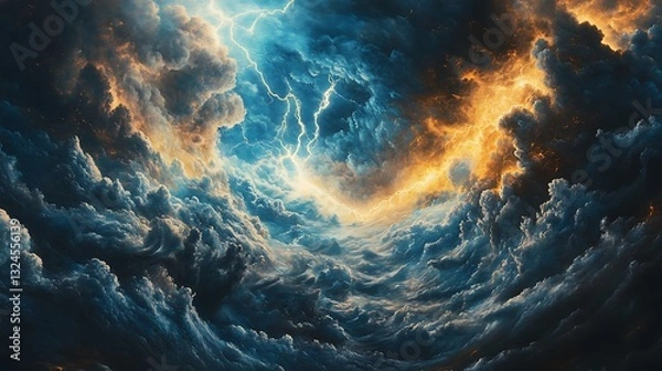 Fototapeta abstract blue background