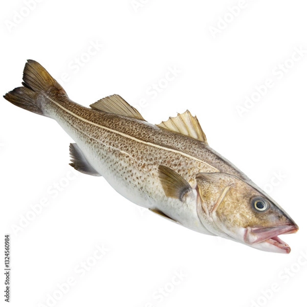 Fototapeta cod fish isolated