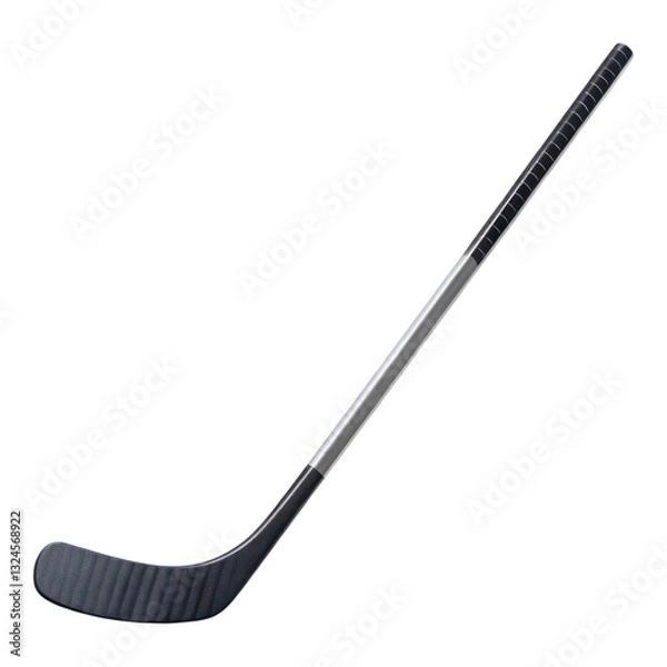 Obraz Hockey stick icon, ice hockey equipment, isolated on transparency background