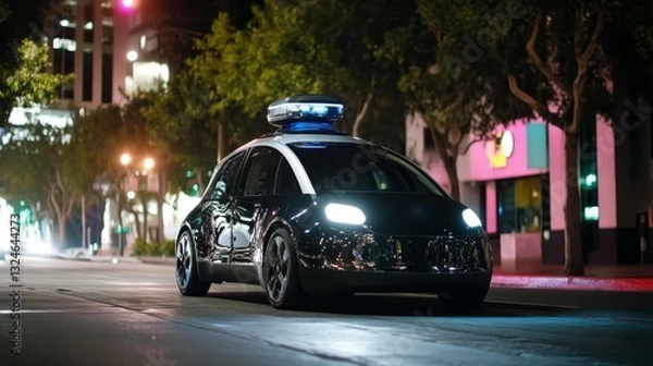 Fototapeta Exploring the future of autonomous vehicles  innovations and impact on transportation