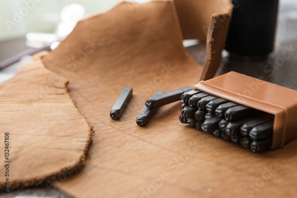 Fototapeta the stamp for the monogram