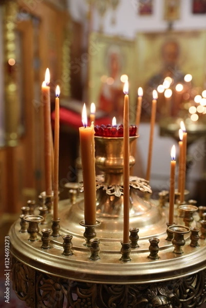 Obraz church candles