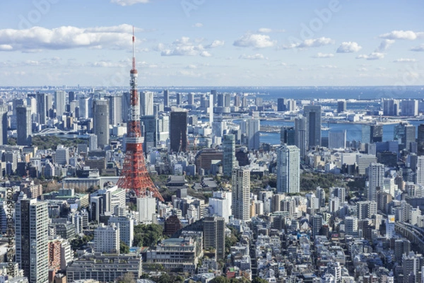 Obraz 東京港区の街並み