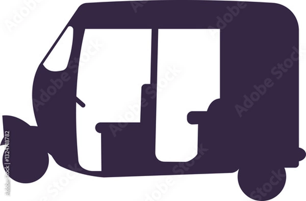 Obraz auto rickshaw icon design.