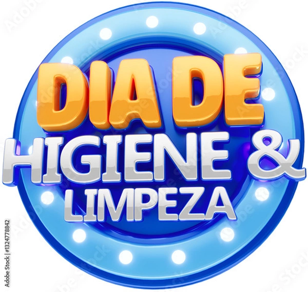 Fototapeta dia de higiene e limpeza