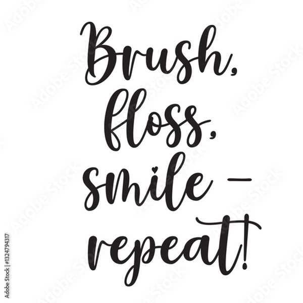Fototapeta Inspiring quote about smiling, elegant typography, uplifting message, positive vibes, perfect for posters, cards, and social media content