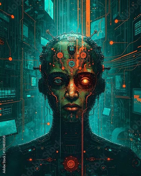 Obraz alien in the eye