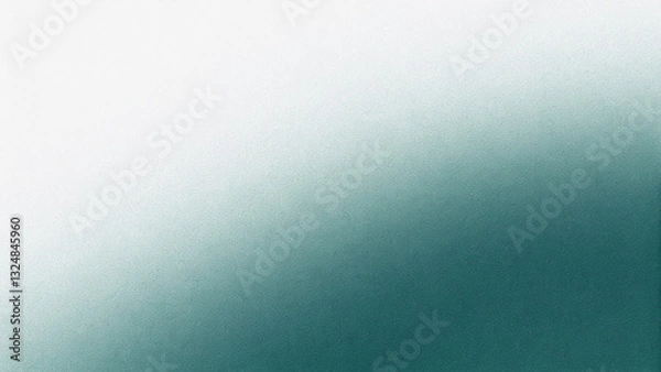 Fototapeta Abstract Gradient Texture in Teal and White