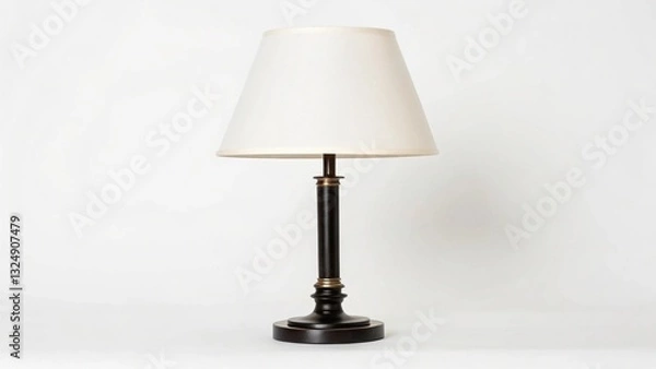 Fototapeta Modern LED Desk Lamp: Crisp Studio Shot on White, Upscaled for High-Resolution Use in Design Projects, Websites, and Marketing Materials. Perfect for showcasing technology, minimalism, and  
