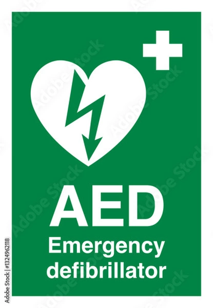 Obraz AED - Emergency defibrillator