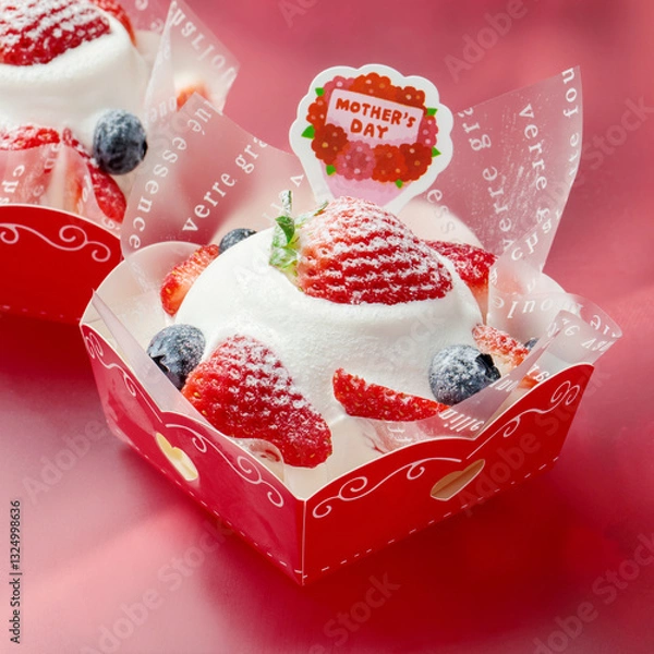 Obraz 感謝を伝える母の日カップケーキ