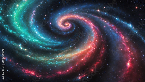 Fototapeta spiral galaxy background