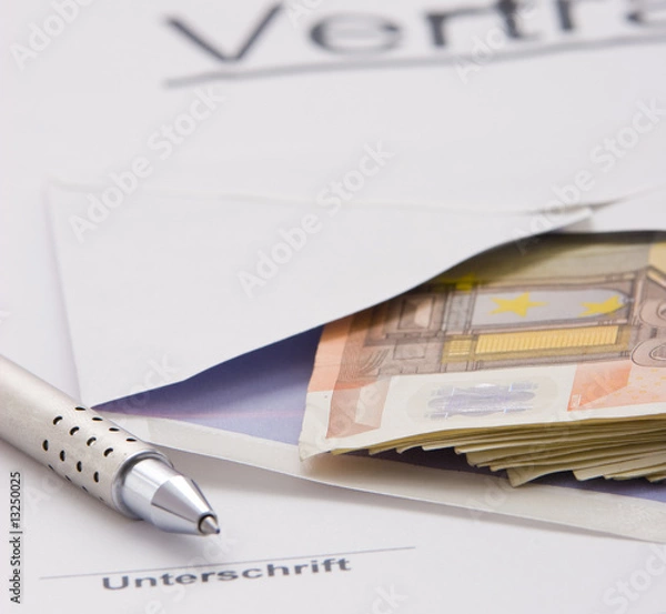 Obraz Geld im Umschlag