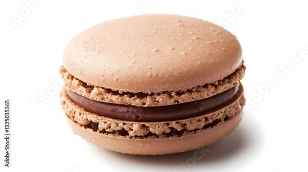 Obraz one macaroon cookie isolated on white