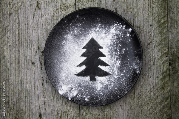 Fototapeta suiker kerstboom