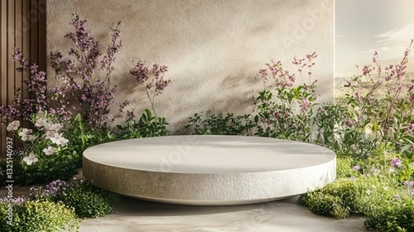 Fototapeta Herbal Display stand