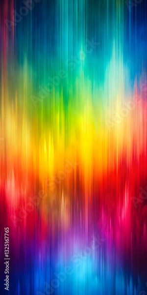 Fototapeta Vibrant abstract colors blend seamlessly, creating dynamic canvas of hues