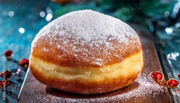 Obraz polish donuts with icing sugar