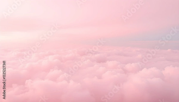 Obraz pink clouds in the sky