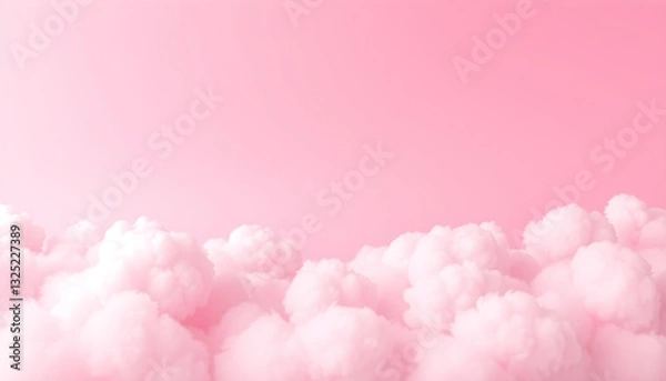 Obraz 분홍구름배경