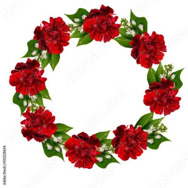 Obraz flowers wreath
