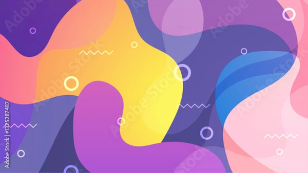 Fototapeta Abstract Blob Colorful Gradient Background_Abstract Blob Colorful Gradient Background-10