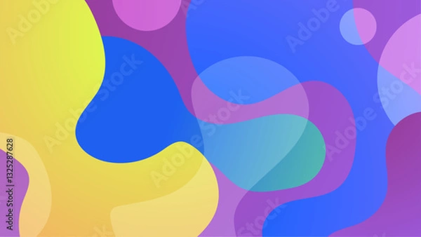 Fototapeta Abstract Blob Colorful Gradient Background_Abstract Blob Colorful Gradient Background-21