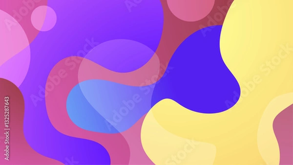 Obraz Abstract Blob Colorful Gradient Background_Abstract Blob Colorful Gradient Background-20