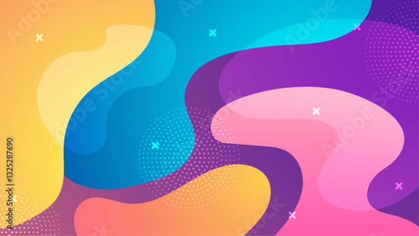 Fototapeta Abstract Blob Colorful Gradient Background_Abstract Blob Colorful Gradient Background-25