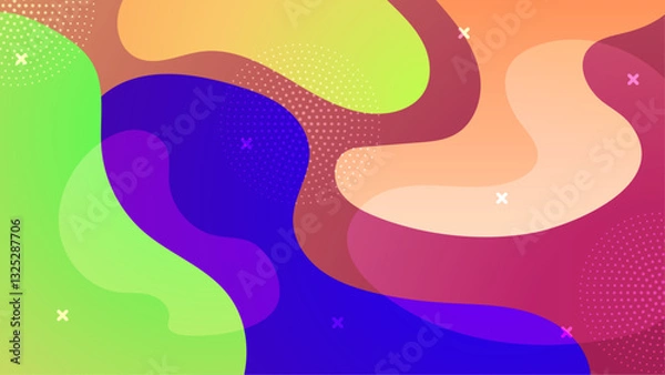 Fototapeta Abstract Blob Colorful Gradient Background_Abstract Blob Colorful Gradient Background-26