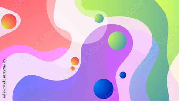 Fototapeta Abstract Blob Colorful Gradient Background_Abstract Blob Colorful Gradient Background-39