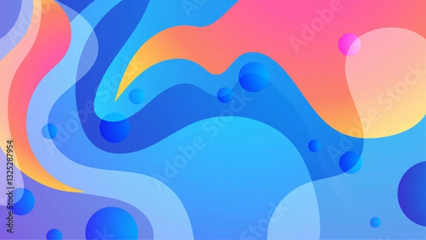 Fototapeta Abstract Blob Colorful Gradient Background_Abstract Blob Colorful Gradient Background-43