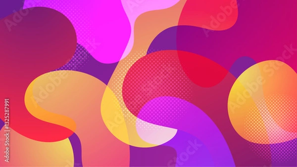 Fototapeta Abstract Blob Colorful Gradient Background_Abstract Blob Colorful Gradient Background-40