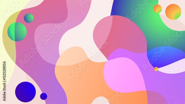 Fototapeta Abstract Blob Colorful Gradient Background_Abstract Blob Colorful Gradient Background-47