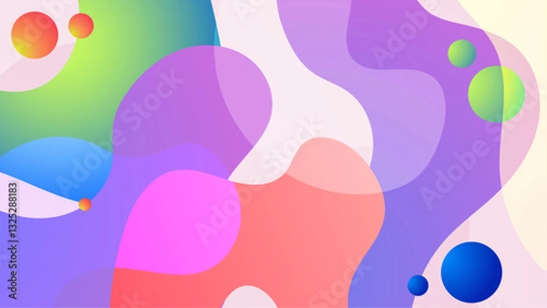 Fototapeta Abstract Blob Colorful Gradient Background_Abstract Blob Colorful Gradient Background-48