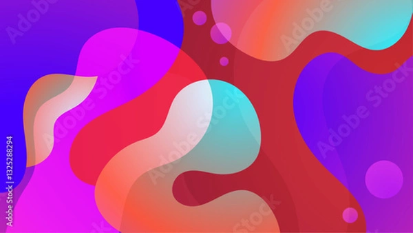 Fototapeta Abstract Blob Colorful Gradient Background_Abstract Blob Colorful Gradient Background-50