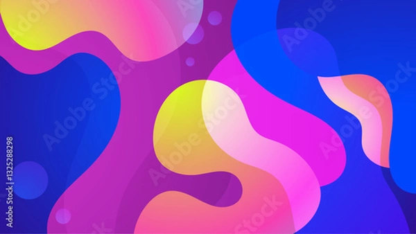 Fototapeta Abstract Blob Colorful Gradient Background_Abstract Blob Colorful Gradient Background-51