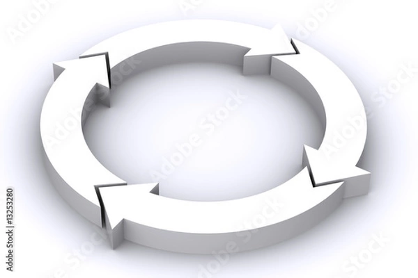 Obraz Białe strzałki