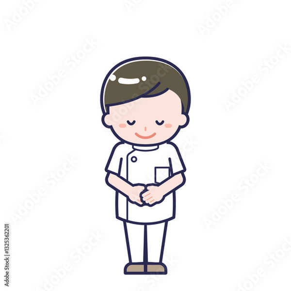 Fototapeta ナース／男性 08