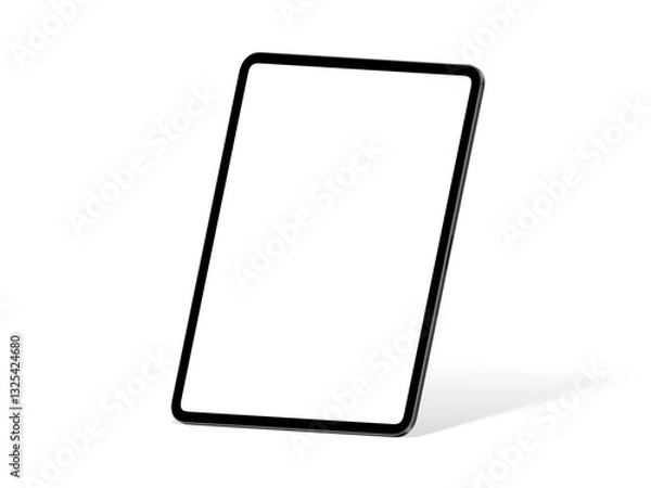 Fototapeta High Quality Tablet Mockup Template in Space Black Color