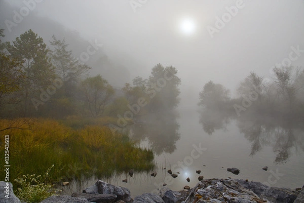 Obraz Juniata River Fog