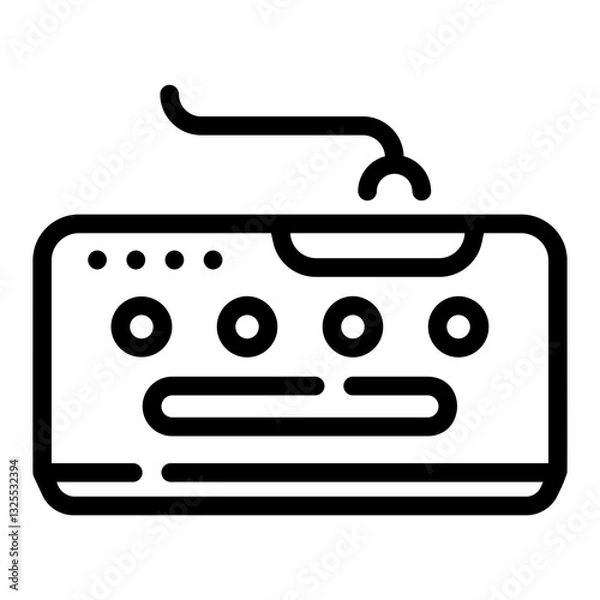 Obraz keyboard Line Icon