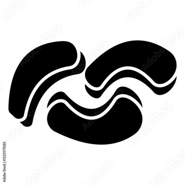Obraz Cashew icon vector design symbol templates