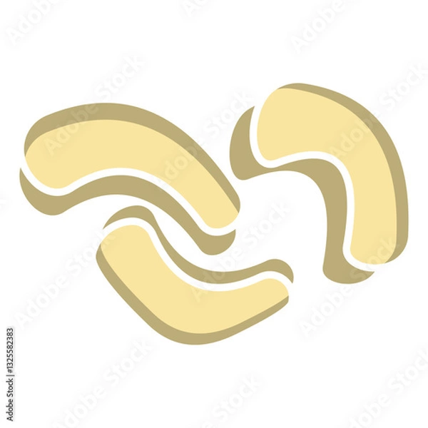 Obraz Cashew icon vector design symbol templates