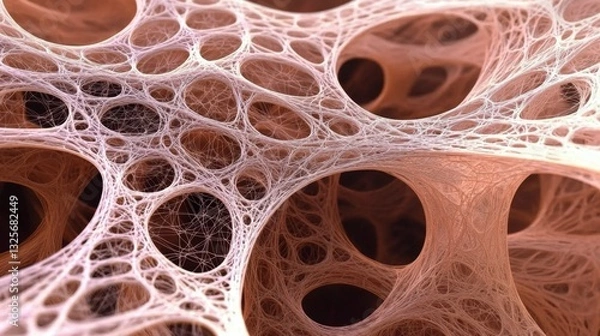 Fototapeta Understand the importance of connective tissue in the human body.