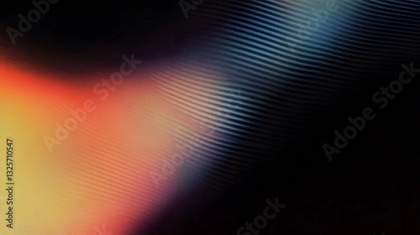 Fototapeta Abstract background of blurred colors with parallel textured lines