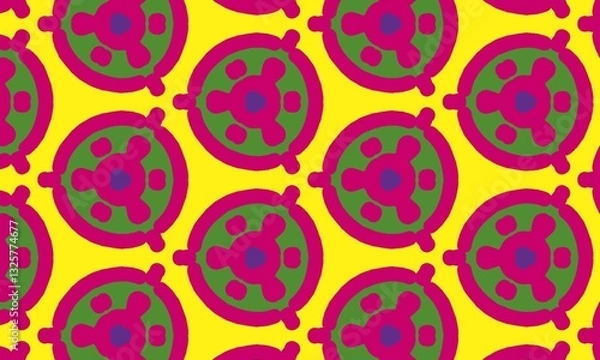 Fototapeta Beautiful and eye-catching background and fabric pattern design.