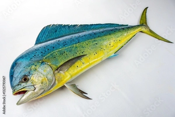 Fototapeta mahi mahi with white background