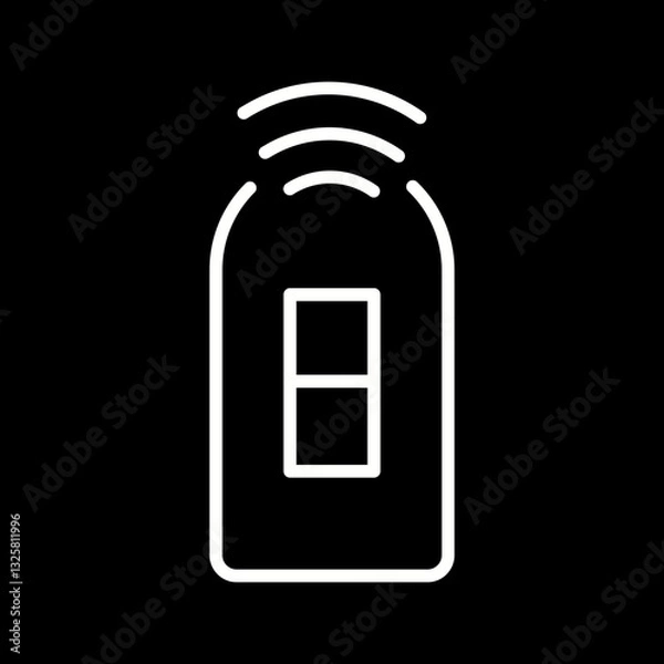 Fototapeta Smart Light Switch Vector Icon
