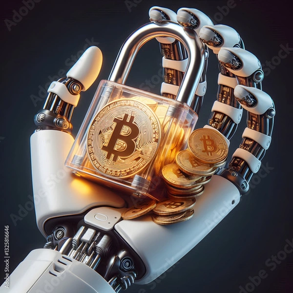 Fototapeta Protecting Digital Assets with AI